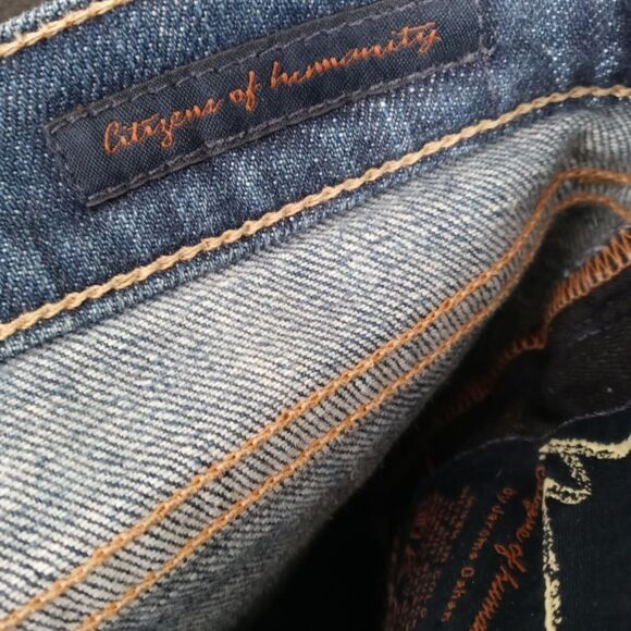 Citizens Of Humanity Kelly#001 low waist bootcut jeans size 25 - Picture 5 of 8
